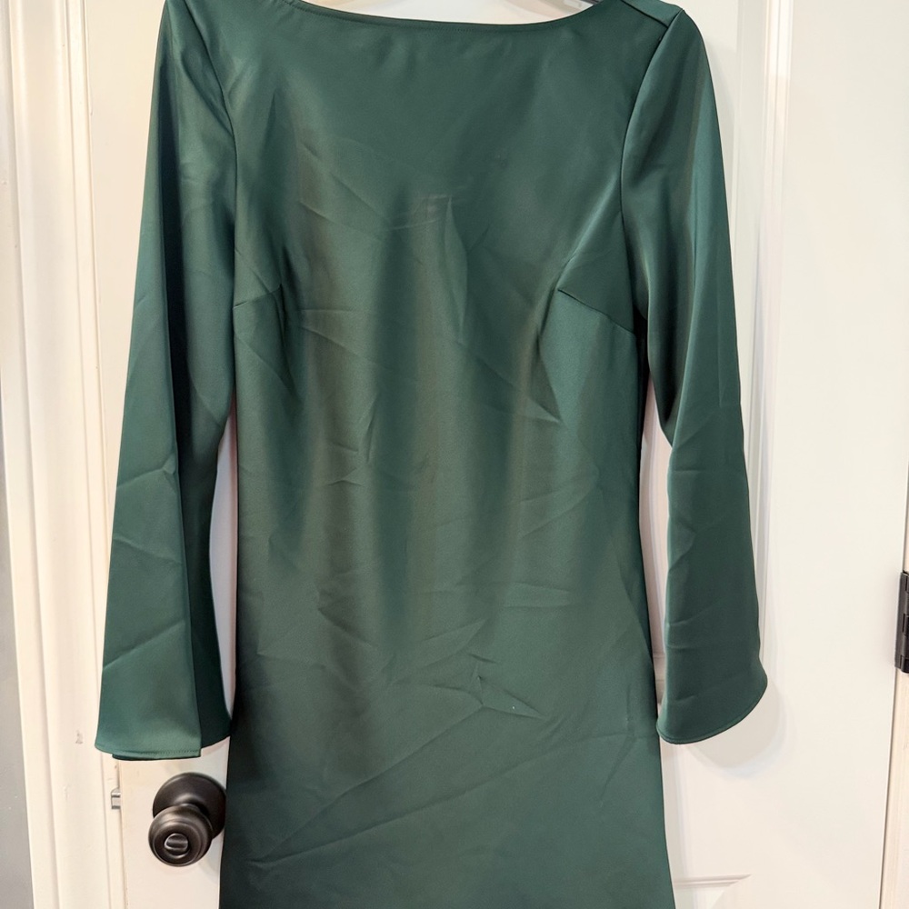 Gianni Bini Forest Green Long Sleeve Dress